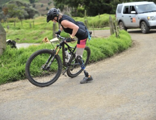 New Yorker who suffered a leg amputation competes in “The Path of the Conquerors” to motivate children