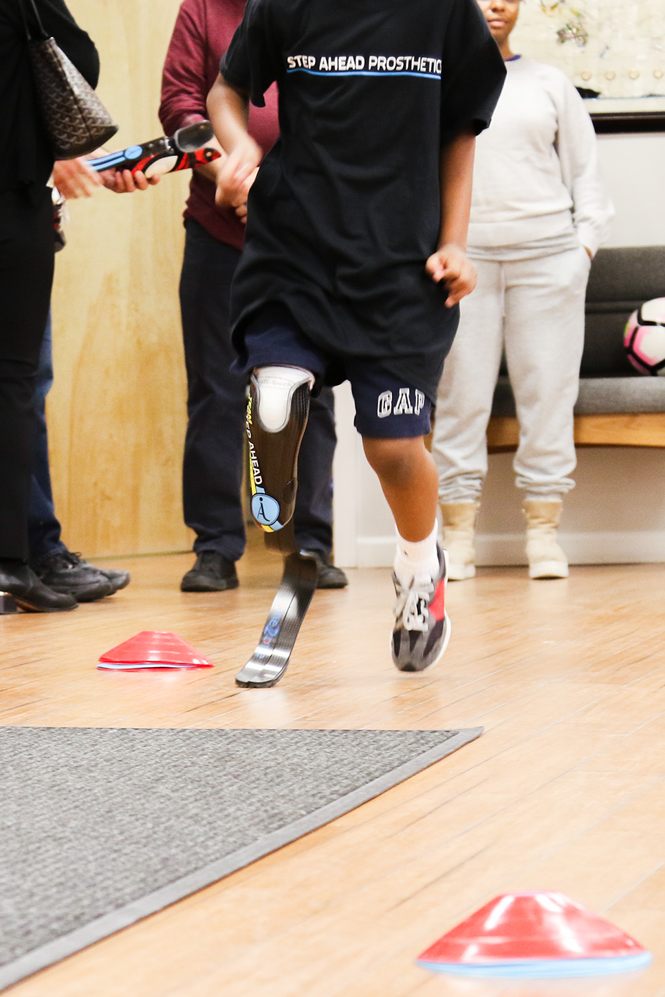 training first running blade prosthesis