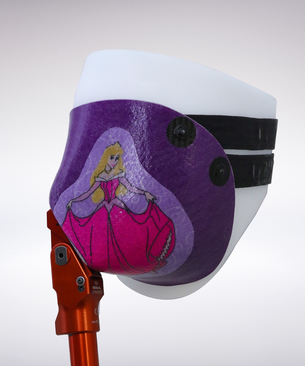hip prosthetic custom designed colorful