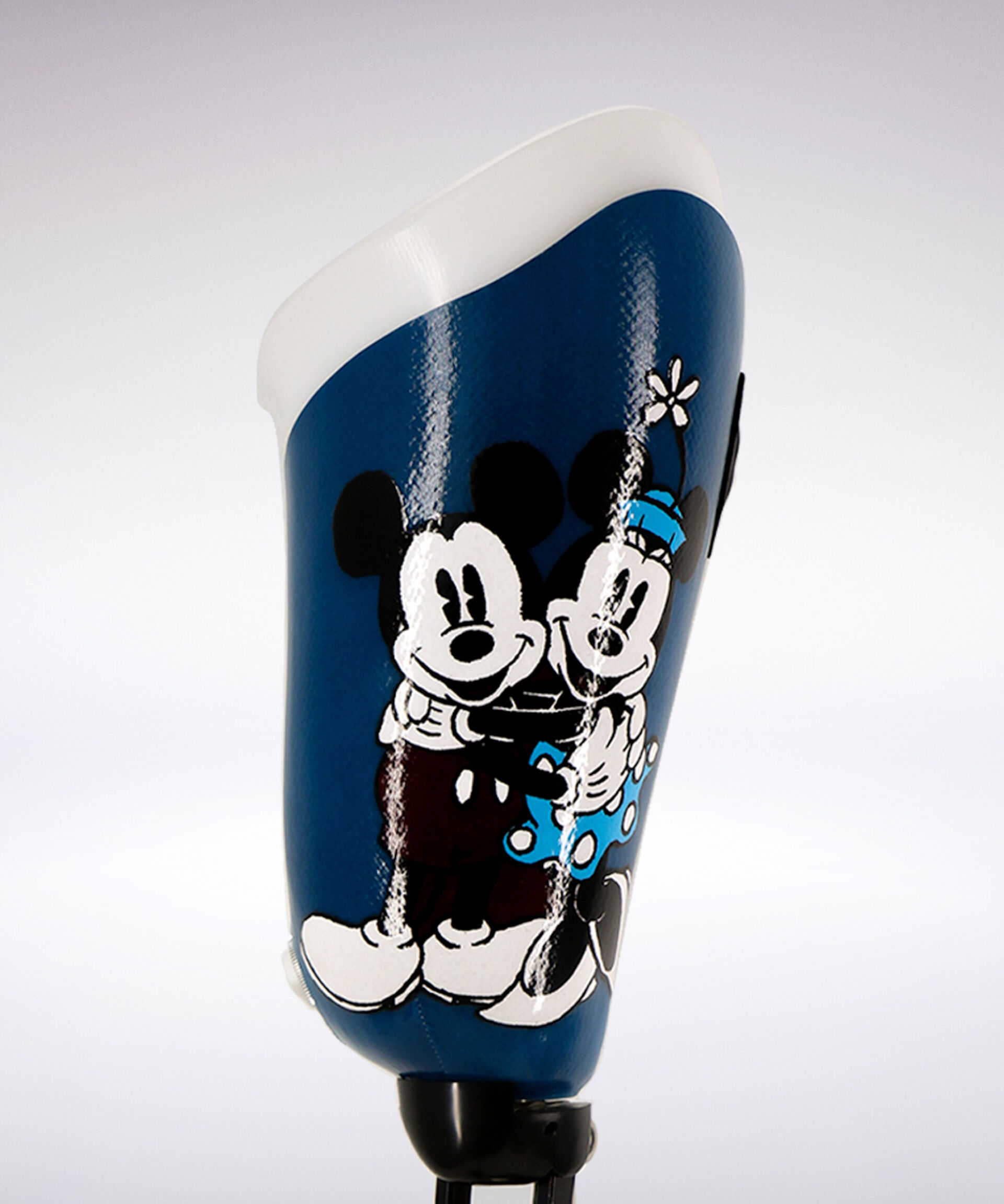 Mickey Mouse inspired prosthetic socket art