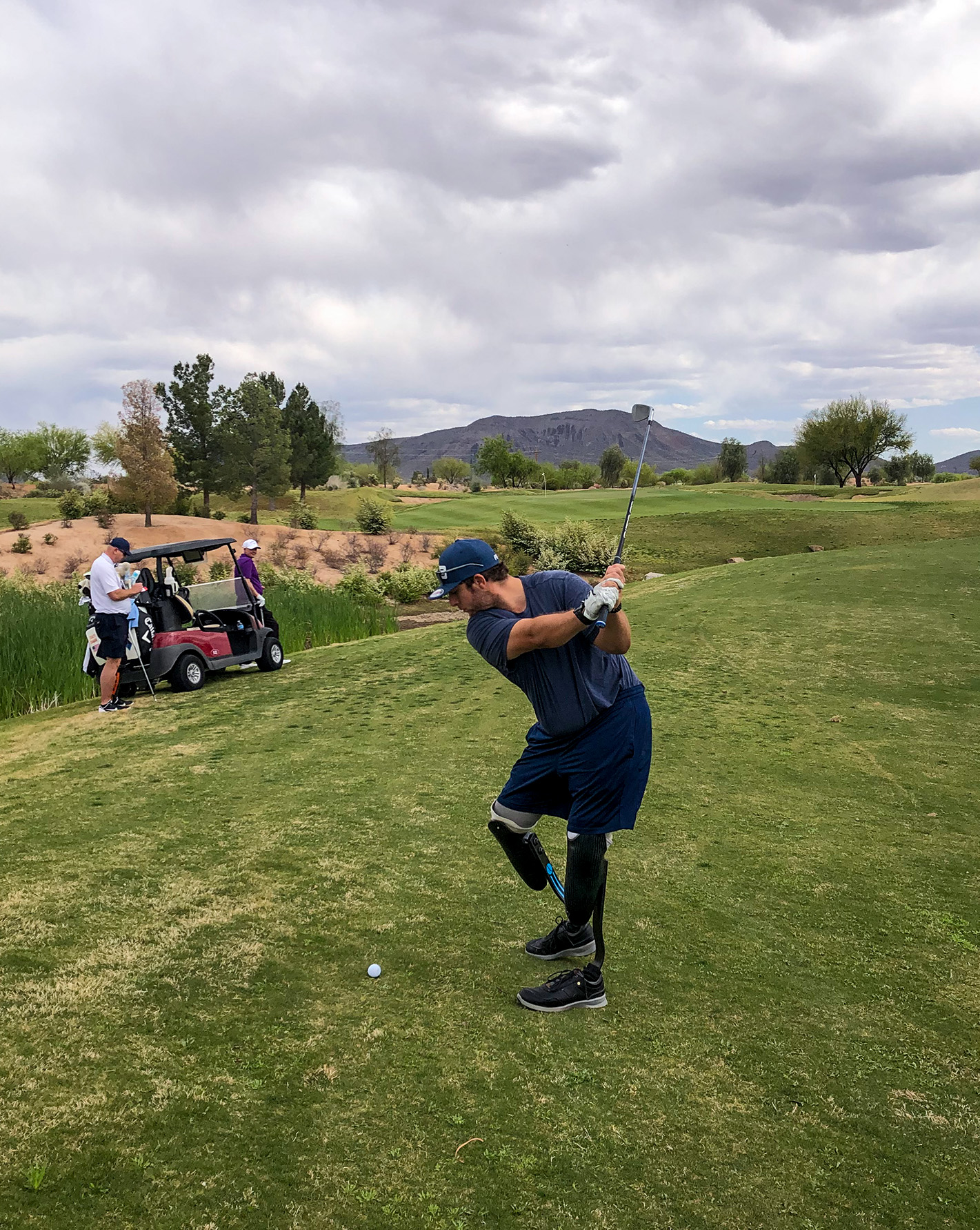 Playing golf with prosthetics