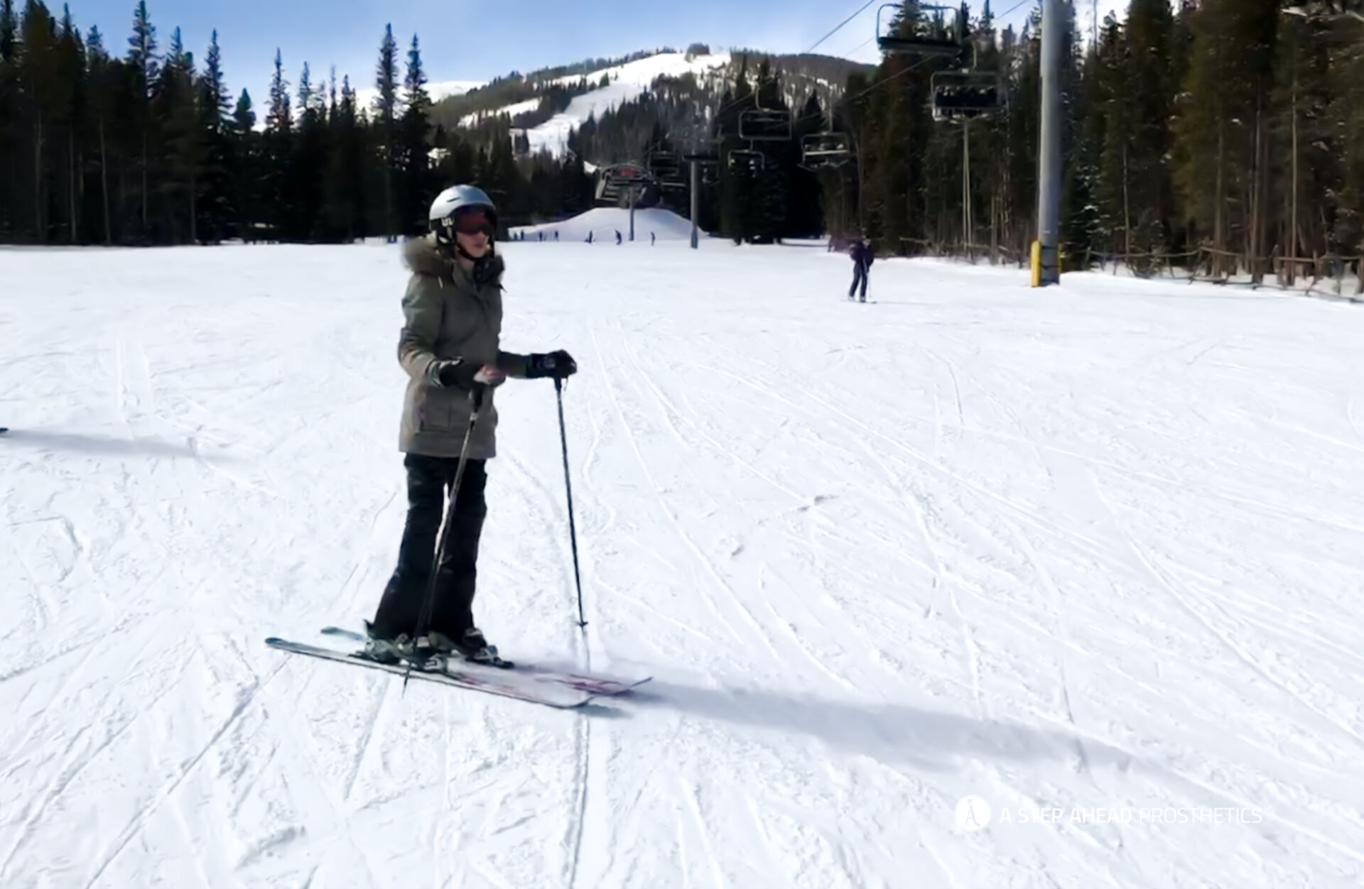 Skiing as as a quadruple amputee